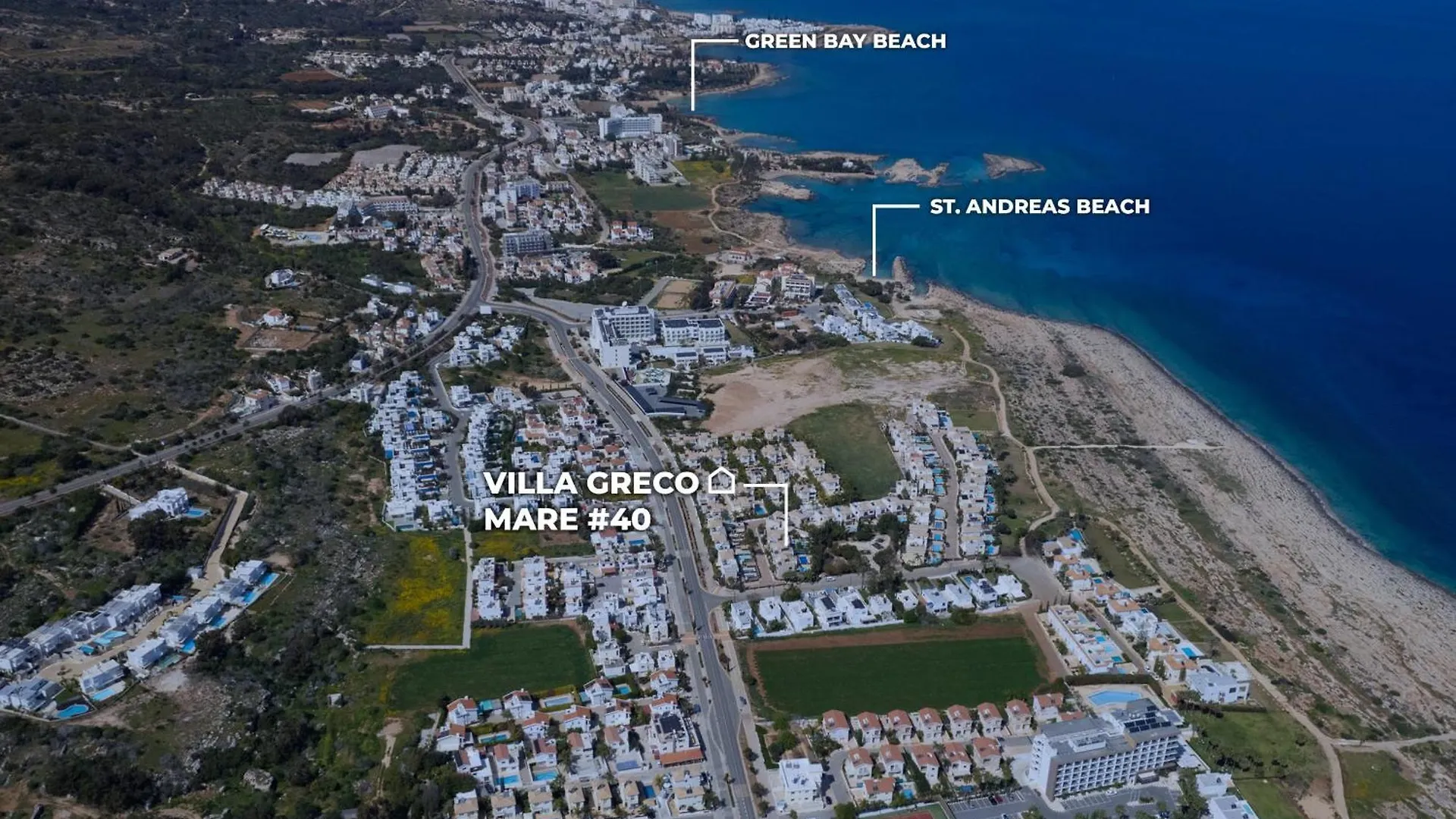 Villa Greco Mare #40 Protarász Ciprus